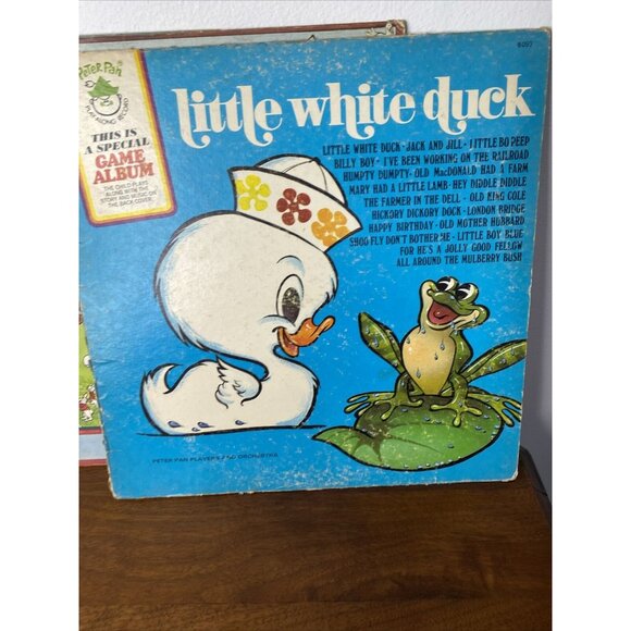 Vintage Childrens Records Lot 12 Walt Disney Donald Duck Smurfs Mother Goose - Picture 10 of 13